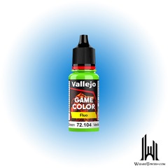 GAME COLOR 104-18ML. FLUORESCENT GREEN